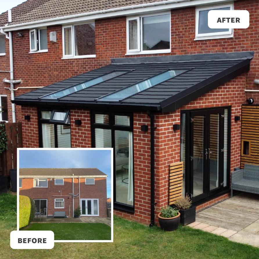 Real home example: New-build extension with a SupaLite Roof