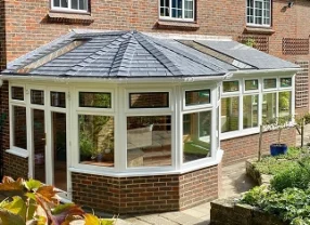 P-shaped conservatory roof five