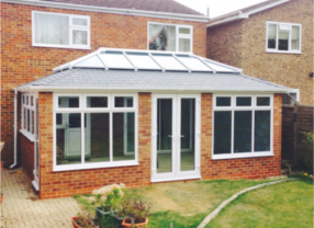 Solid tiled conservatory roof