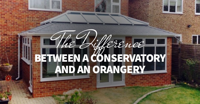 difference between a conservatory and an orangery