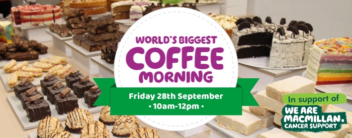 SupaLite Macmillan Coffee Morning 2018