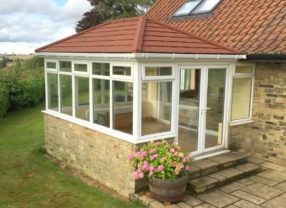 light tiled conservatory roof