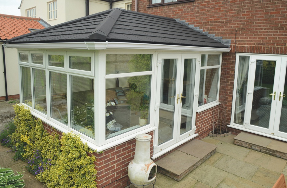 slate conservatory roof